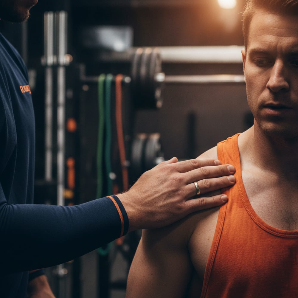 An encouraging coaching touchpoint