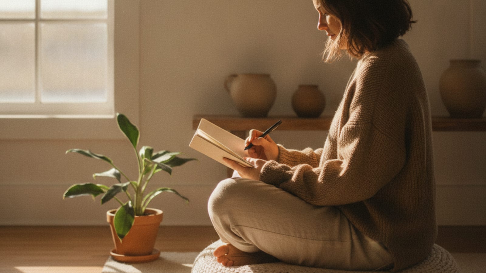 Hero: quiet reflective moment