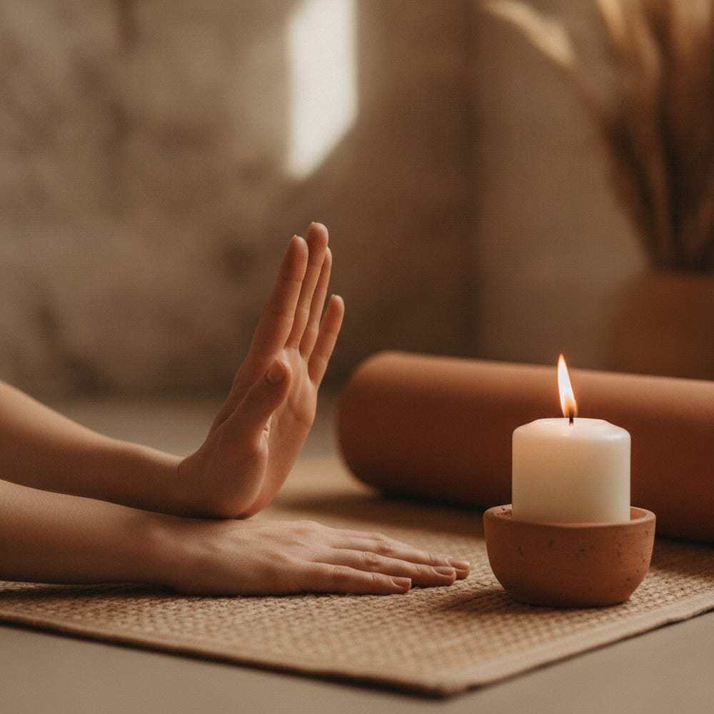 A quiet grounding moment